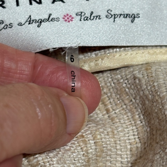 TRINA TURK 100% Raw Silk Kimono Cropped Jacket Sz 6 Drawstring Waist Minimalist - Picture 6 of 12